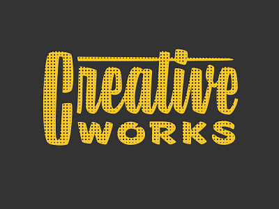 2018 Creative Works creative works halftone handlettering hashtaglettering lettering thevectormachine vectormachine
