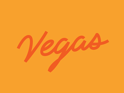 Vegas Script airstream element three handlettering hashtaglettering lettering thevectormachine vectormachine vegas