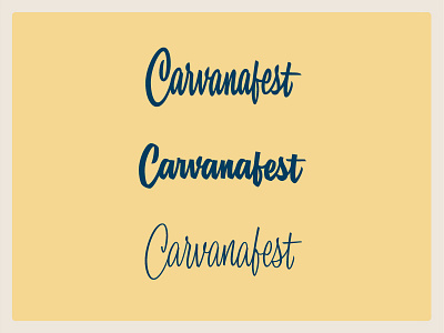 Carvanafest Wordmarks handlettering handtype hashtaglettering lettering process thevectormachine vector vectormachine