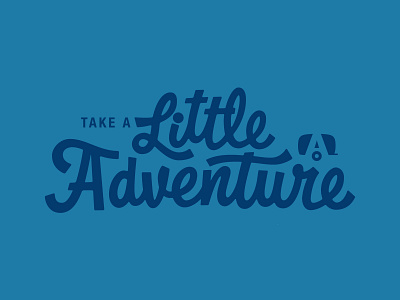 Little Adventure Logo airstream elementthree handlettering hashtaglettering lettering thevectormachine vectormachine