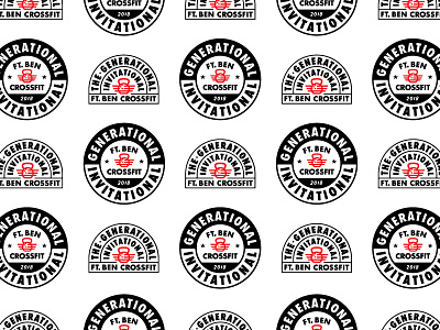 Ft. Ben Crossfit Competition badge badge design badge logo crossfit logo