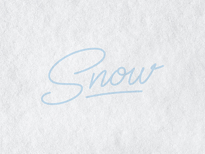 Snow elementthree handlettering handtype hashtaglettering lettering vectormachine