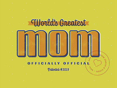 Mother's Day 2019 badge badge design mothers day
