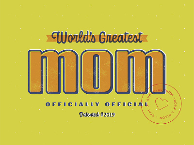 Mother's Day 2019 badge badge design mothers day