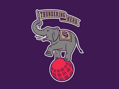 2019 Elephant 3 element three elephant illustration kickball mascot vector