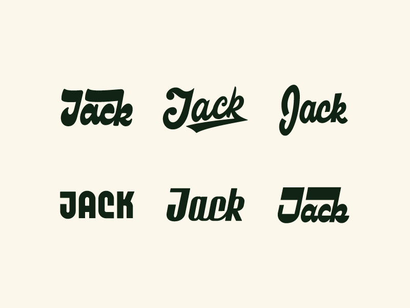 Jack letterings dribbble