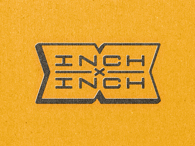 INCHxINCH X Badge badge badge design handlettering handtype hashtaglettering inch x inch inchxinch lettering process vectormachine