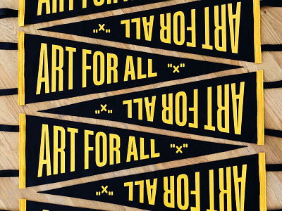 Art For All Pennants art for all handlettering hashtaglettering inch x inch lettering penant