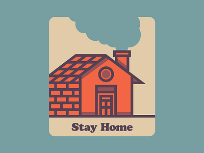 Stay Home cooper black covid19 illustration social distancing stay home vector