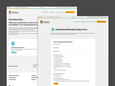 Sociologists of Minnesota — Membership Pages minnesota sociology web design webflow