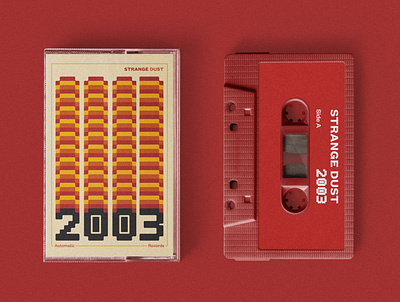 Strange Dust — 2003 2003 beat tape cassette hip hop pixel vector