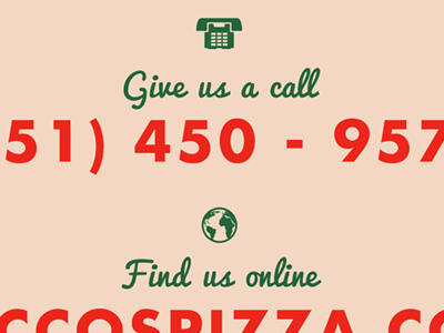 Pizza. contact phone number pizza