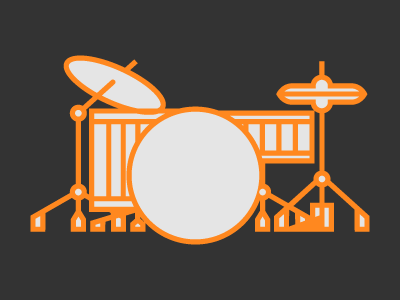 Dum Dums drums vector