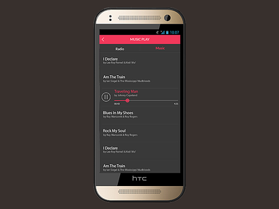 Music App Design android app music playlist song