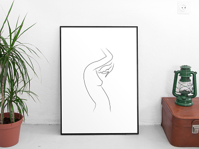 Silhouette Print a3 a4 dimensions illustration print silhouette