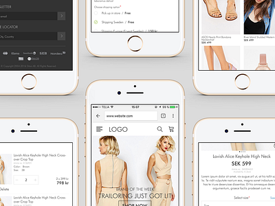 Responsive Ecommerce Fashion Cart