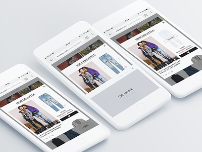 Redesign for 'Shop the style' feature for H&M e-commerce ecommerce responsive ui ui design ux ux design