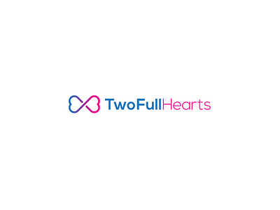Two Full Hearts Logo Design