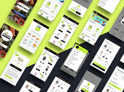 Online Shopping app for vegan products design ecommerce app ui ui design