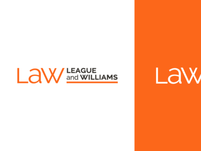League And Williams Brandmark brandmark law firm logo logotype