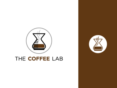 The Coffee Lab Brandmark brandmark coffee shop logo