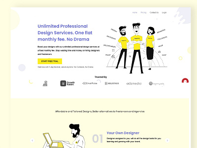 Website UI Design animation art design illustration minimal ui ux vector web website