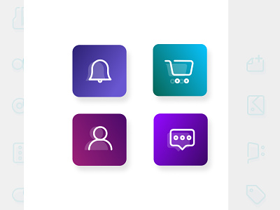 App Icons Set branding design icon illustration logo ux vector web