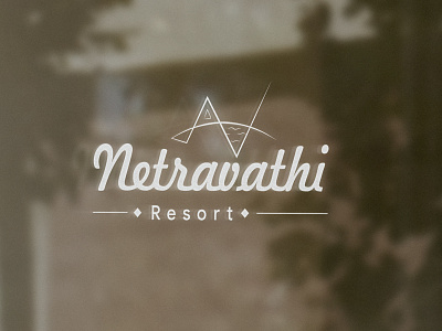 Logo Design for Netravathi Resort branding design icon illustration logo typography vector