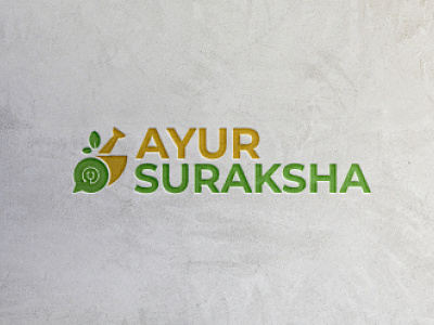 Ayur Suraksha Logo Design ayur consult app branding design graphic design icon illustration logo typography vector