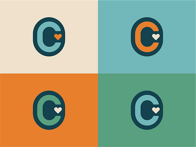 Visit Corvallis Icon branding c icon c logo heart icon heart logo icon identity system illustration logo logo design logo icon rebrand vector