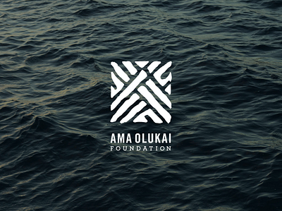 Ama OluKai Foundation Logo branding design hawaii icon logo logo design non profit typography vector