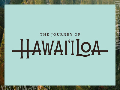 OluKai Hawai‘iloa Creative branding campaign design drawing hawaii lettering logo logo design typography