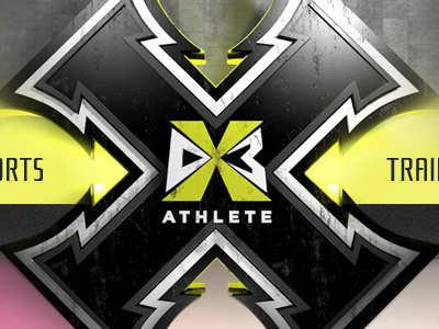 DX3 Athlete athletes sports training web design