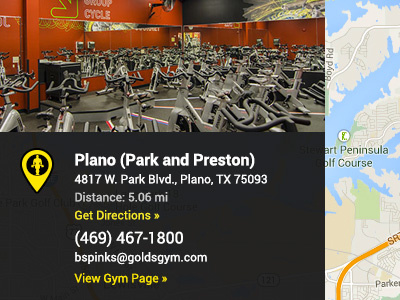 Golds Gym Locator gym locator mobile web design