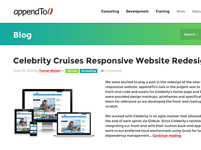 appendTo.com redesign agency redesign website