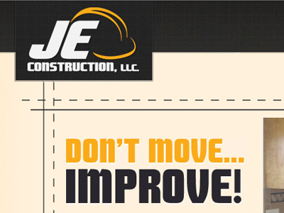 Don't move, improve! construction website