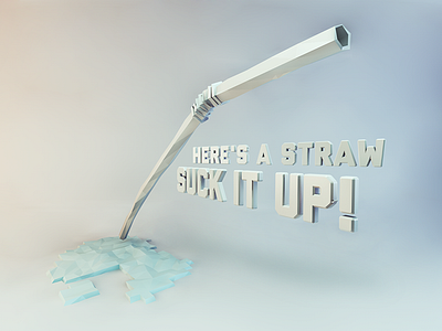 First World Problems Series - Straw Poster