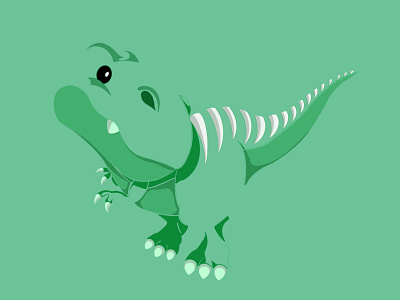 Dinosaur animal art design dinosaur hunter illustration illustrator logo reptile