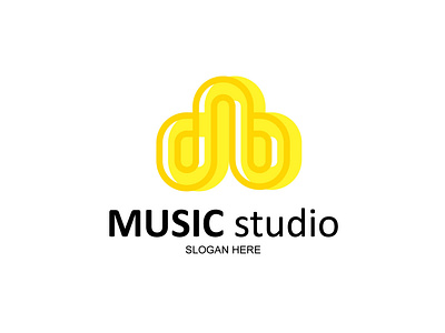 Desain Logo Music Studio branding desaingrafis flatlogo logo music logo profesional logodesign logomaker music music app music player music studio studio