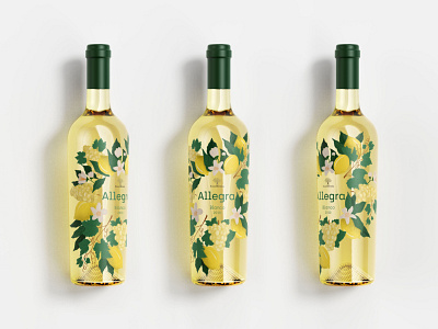 Wine bottle design 2020 design flowers illustration illustration packaging