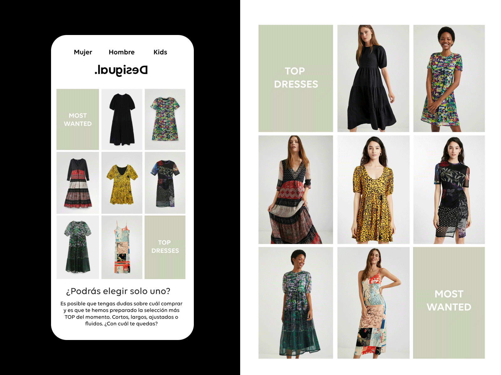 Newsletter design for Desigual (2021) content design design desigual fashion newsletter ui