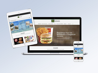 Webdesign McDonald s Angers ui webdesign website design wordpress