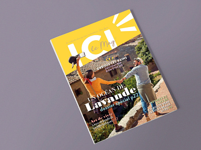 Ici Le Mag | Editorial Design Magazine graphic design indesign layout magazine