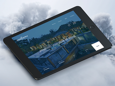 Hotel Landing page design accor boking hotel tourism travel ui ux web