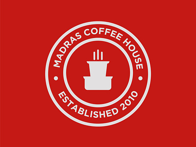 Madras Coffee House - Rebranding [Mock Project] adobe illustrator brand brand design brand identity branding branding concept coffee brand graphic design logo minimal packaging design vector