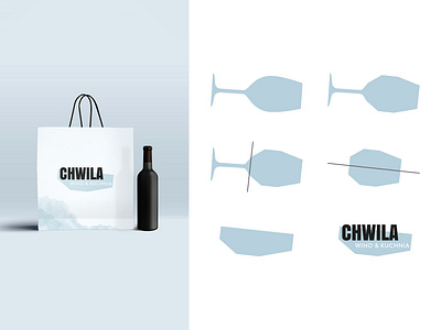 Chwila concept branding design logo logo concept logo concepts logo design logo idea minimal wine winery logo