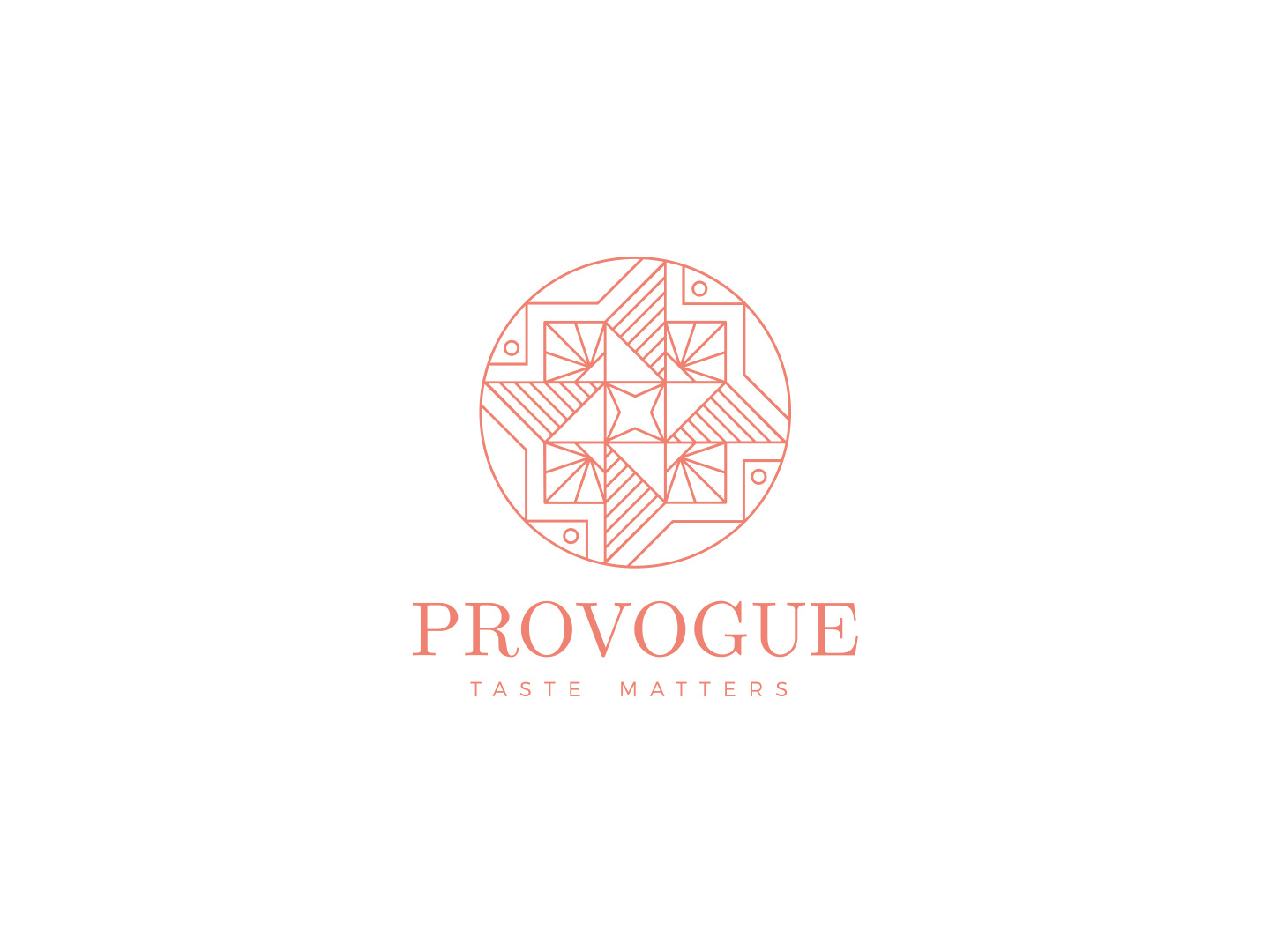 provogue taste matters abstract logo