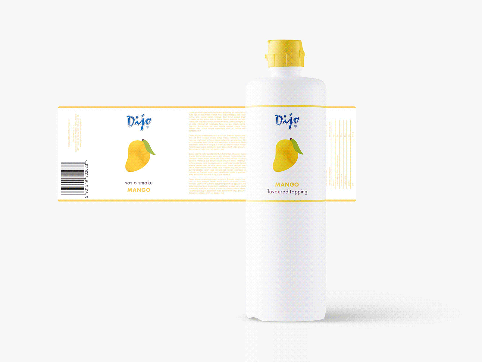 Dijo packaging concept apple bottle design branding cherry fruit fruit illustration illustration label label design label packaging mango minimal minimal label minimal packaging packaging design