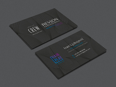 HAIR PLAY Studio | Business Card branding business card card design graphic design hair illustration logo minimal typography vector