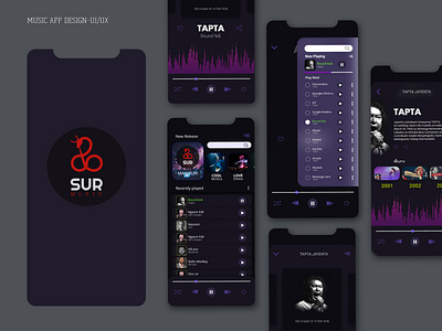 Dark Mode adobe illustrator adobe xd apple design brand identity dark mode ios app iphone xs logodesign music music app music player player ui playlist uidesign uiux ux